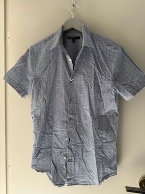 John Varvatos Men’s Short Sleeved Dress Shirt